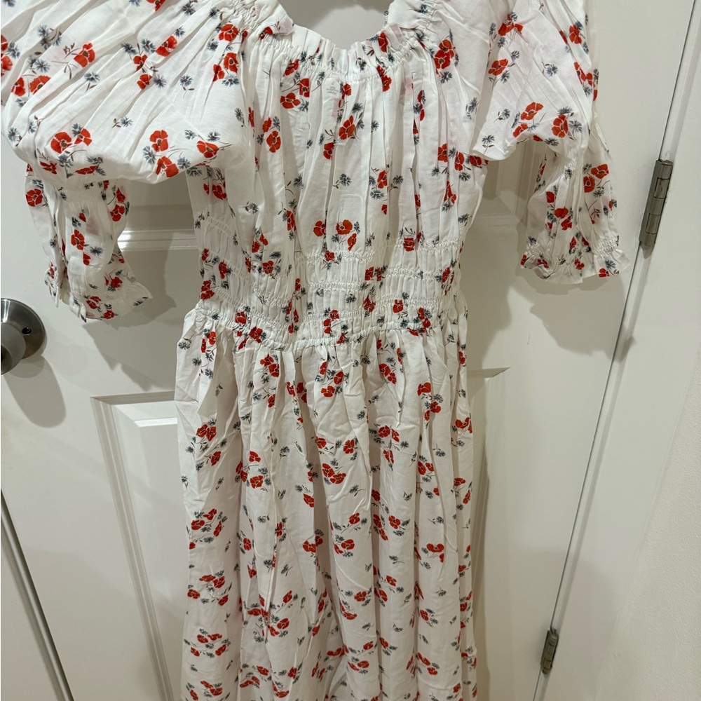 Doen ischia Floral White Dress NWT - Picture 4 of 7